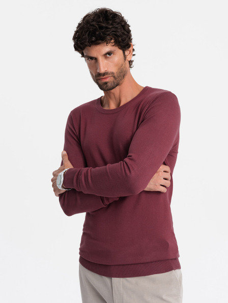 Ombre Clothing Pulover clasic pentru bărbați cu gât rotund Îmbrăcăminte Ombre