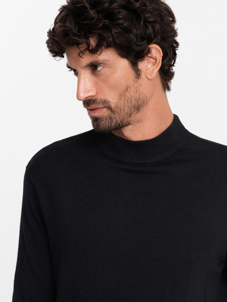 Ombre Clothing Îmbrăcăminte Ombre pentru bărbați, tricotată, cu jumătate de gât rotund, cu vâscoză