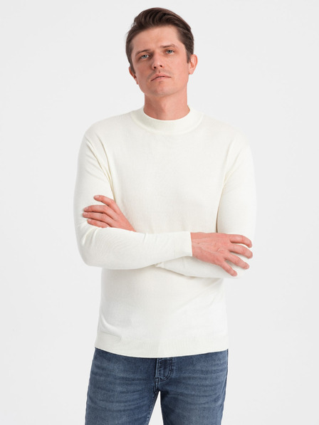 Ombre Clothing Îmbrăcăminte Ombre pentru bărbați, tricotată, cu jumătate de gât rotund, cu vâscoză