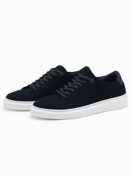 Ombre Clothing Adidași clasici pentru bărbați din piele de căprioară moale Îmbrăcăminte Ombre