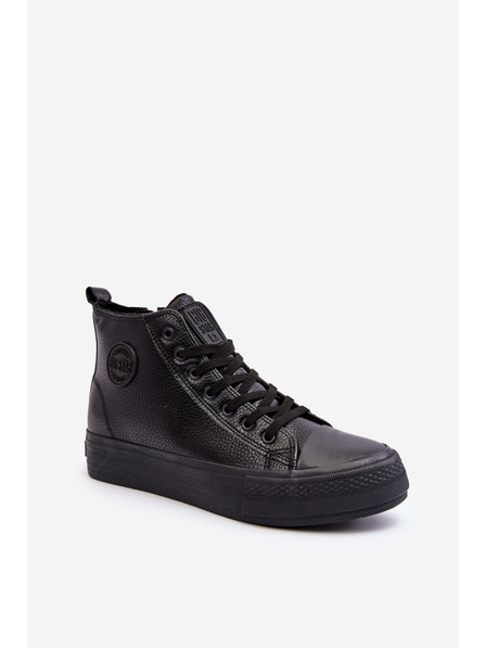 BIG STAR SHOES Adidași izolați de top pentru bărbați cu fermoar Black Big Star Size: