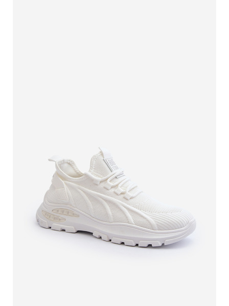 BIG STAR SHOES Adidași Big Star White HI-POLY SYSTEM pentru bărbați
