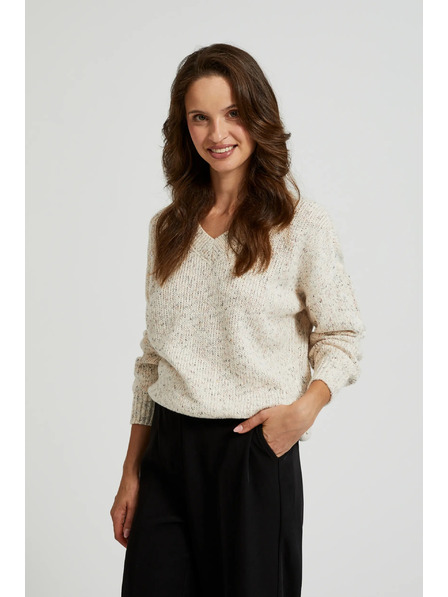 Moodo Pulover pentru femei Moodo Beige