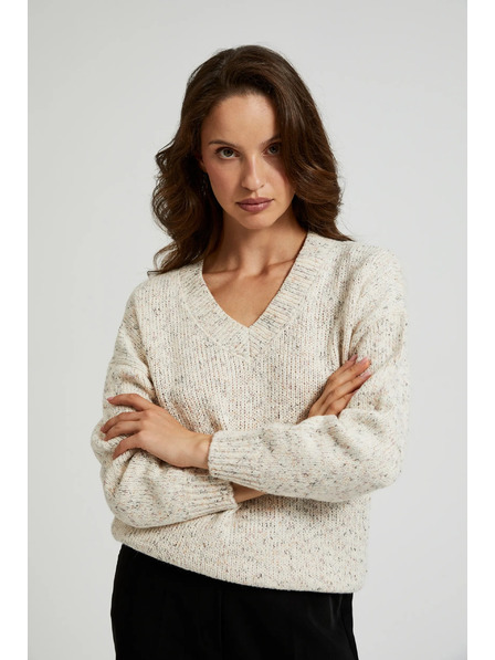 Moodo Pulover pentru femei Moodo Beige