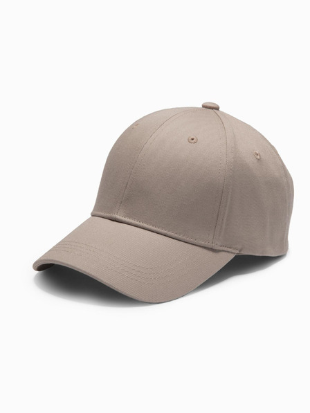 Ombre Clothing Șapcă pentru bărbați de culoare bej solidă Îmbrăcăminte Ombre