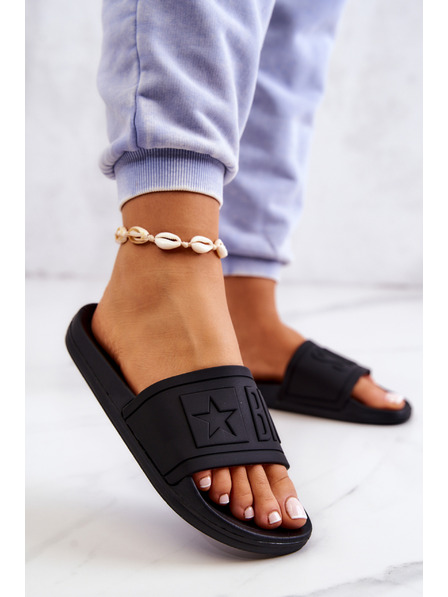 BIG STAR SHOES Papuci de modă pentru femei Big Star - negru