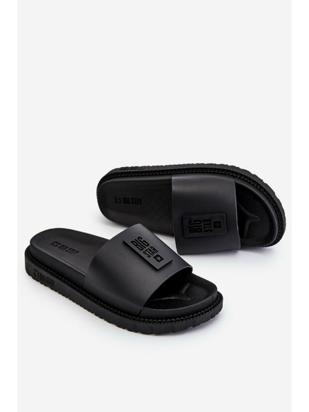 BIG STAR SHOES Papuci cu toc înalt pentru femei - Big Star Black
