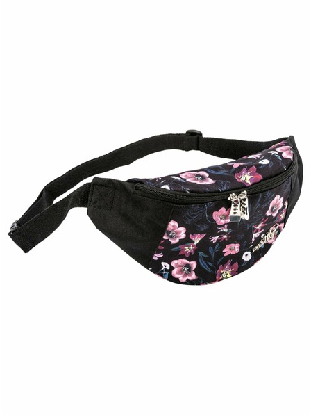 Meatfly Borseta pentru femei Meatfly Taya Hibiscus Black | Multicolor | Mărime