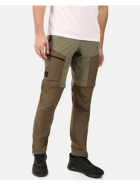 Kilpi Pantaloni outdoor detașabili pentru bărbați Kilpi HOSIO Verde