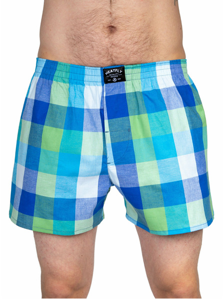 Meatfly Meatfly boxeri bărbătești Doug Navy Red / Green | Roșu | Mărime