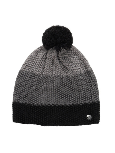 ALPINE PRO Winter Hat with Pompom ALPINE PRO DELORE Smoked Pearl