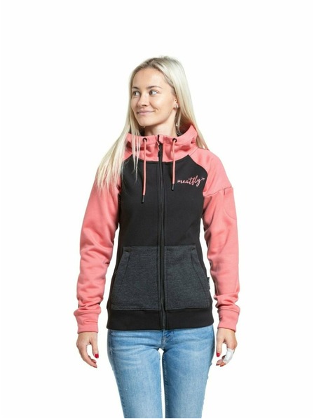Meatfly Meatfly hanorac tehnic pentru femei Alisha Coral / Black