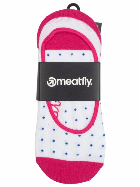 Meatfly Meatfly Low Socks Triple Pack Fuchsia Dots | Purple | Size