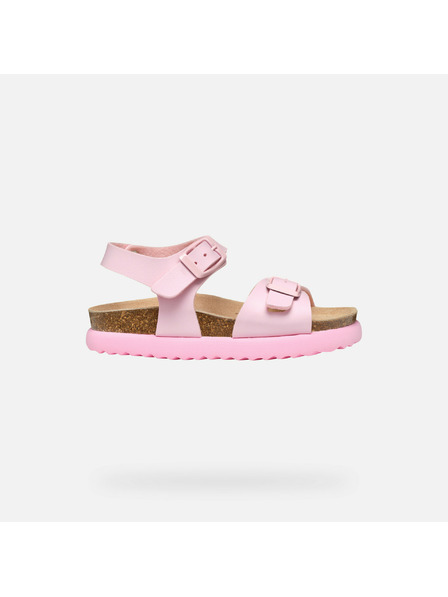 Geox Sandale roz pentru fete Geox Sandalubblebow