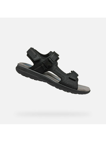 Geox Sandale negre pentru bărbați Geox Spherica EC5
