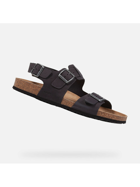 Geox Sandale negre pentru bărbați Geox Ghita