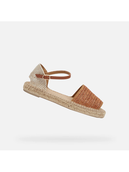 Geox Sandale deschise maro deschis pentru femei Geox D Lampedusa