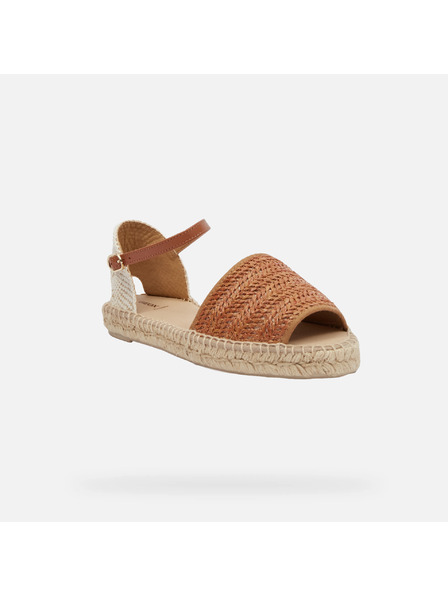 Geox Sandale deschise maro deschis pentru femei Geox D Lampedusa