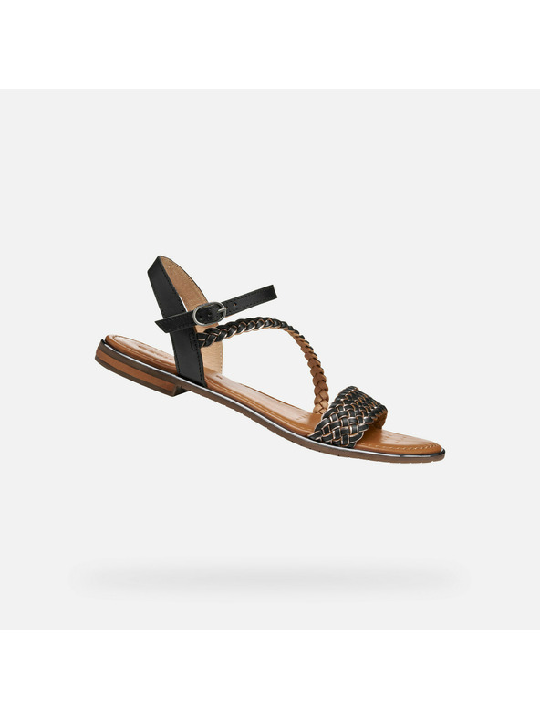 Geox Sandale deschise negre pentru femei Geox Sozy Plus