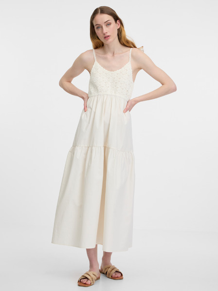 Orsay Rochie midi crem pentru femei ORSAY
