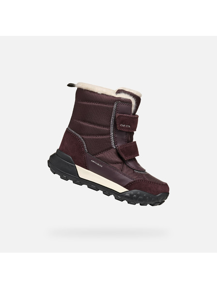 Geox Încălțăminte de iarnă roșu-vin pentru fete Geox Trekkyup B Ab