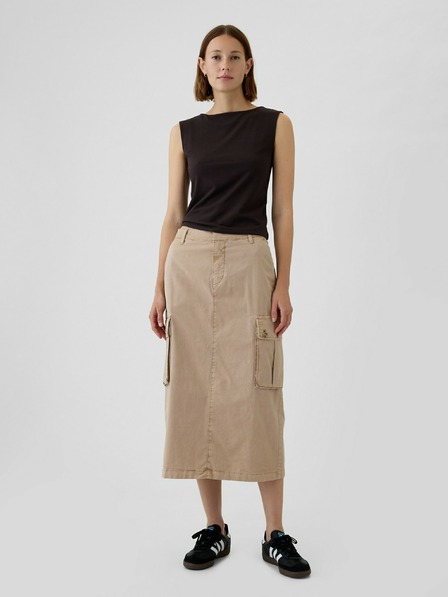 GAP Fusta midi cu buzunare utilitare cargo GAP