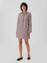 GAP Rochie mini cu cămașă în dungi GAP