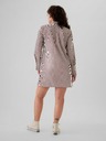 GAP Rochie mini cu cămașă în dungi GAP