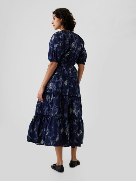 GAP Rochie maxi cu cămașă din flori GAP