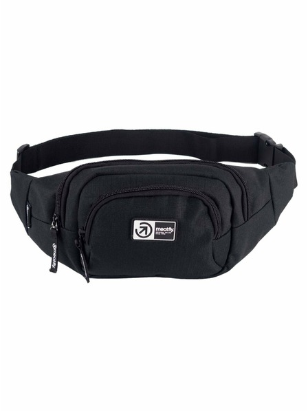 Meatfly Meatfly borsetă Wally Black Ripstop | Negru | Mărime