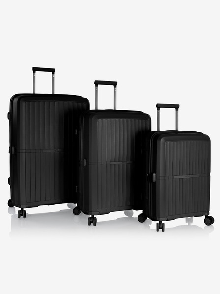 Heys Set de trei valize în culoare neagră Heys Airlite S,M,L Black