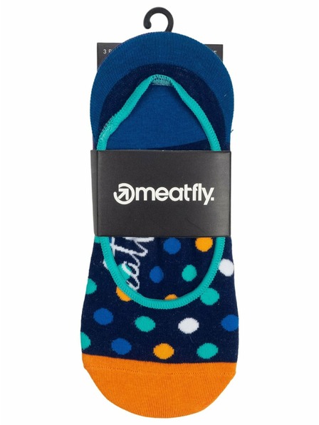 Meatfly Meatfly șosete scurte pachet triplu Navy / Fuchsia | Violet | Mărime