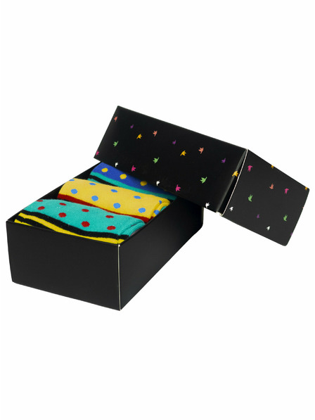 Meatfly Meatfly șosete damă Stripes Dot pachet cadou | Multicolor | Mărime