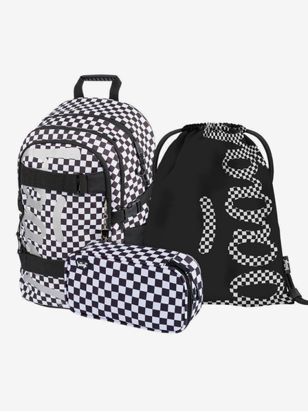 BAAGL  Black 3 set skate ska: rucsac, penar și geantă Baagl