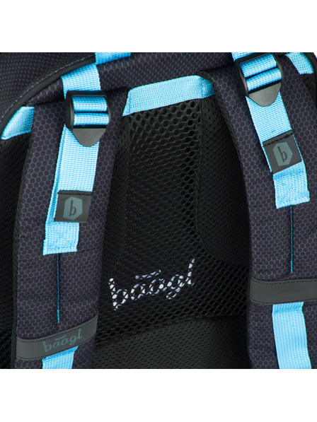 BAAGL  Rucsac școlar negru Skate Bluelight Baagl