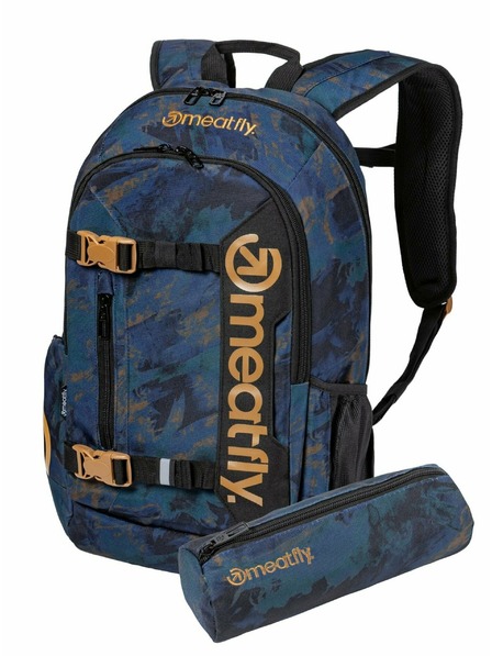 Meatfly Meatfly rucsac Basejumper Mossy Navy 22 L