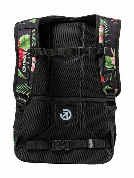 Meatfly Rucsac Meatfly Exile Tropical Black 24 L | Negru | Volum 24 L