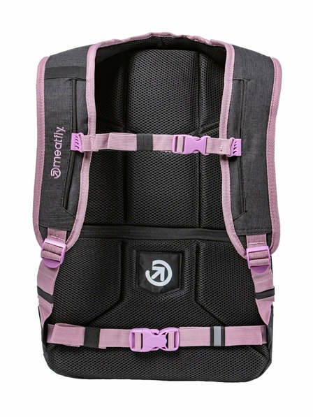 Meatfly Rucsac Meatfly Exile Pink / Charcoal Heather 24 L
