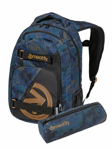Meatfly Rucsac Meatfly Exile Mossy Navy 24 L | Albastru | Volum 24 L