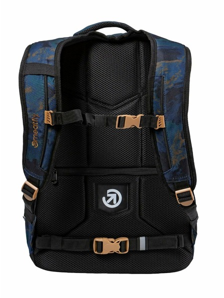 Meatfly Rucsac Meatfly Exile Mossy Navy 24 L | Albastru | Volum 24 L