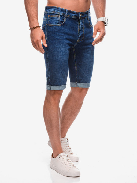 Edoti Pantaloni scurți din denim pentru bărbați W - albastru EDOTI
