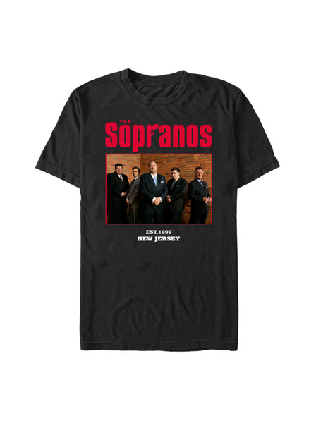 ZOOT.Fan Tricou negru HBO The Sopranos Cast