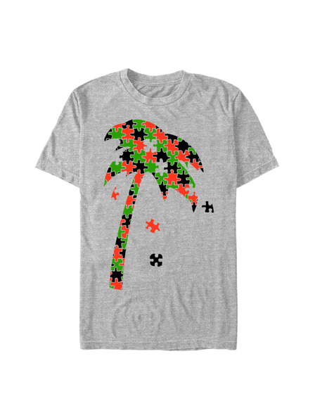 ZOOT.Fan Tricou melanj gri Trainer Spotter Jigsaw Heather