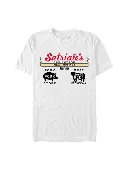 ZOOT.Fan Tricou alb HBO The Sopranos Satriales