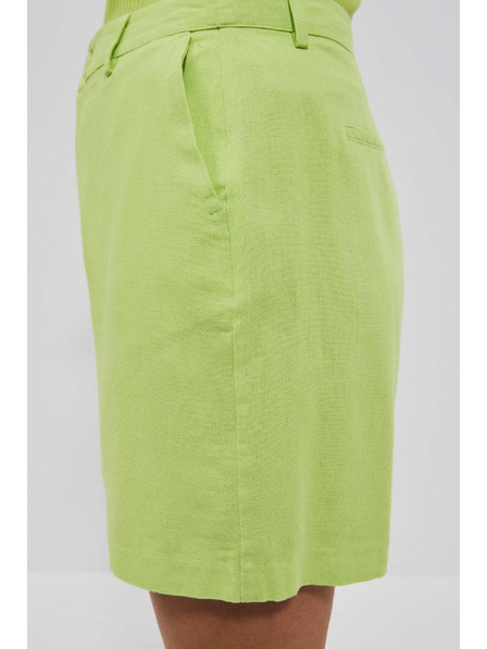Moodo Pantaloni scurți Moodo verde deschis, pentru femei