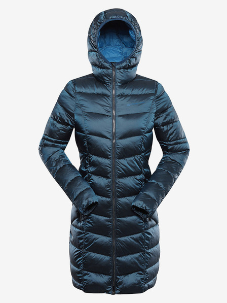 ALPINE PRO Palton lung ultraușor pentru femei ALPINE PRO OREFA albastru