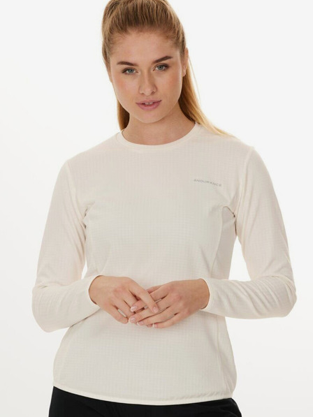Endurance Tricou pentru femei Endurance Leah W Waffle Melange Loose Fit - mărime