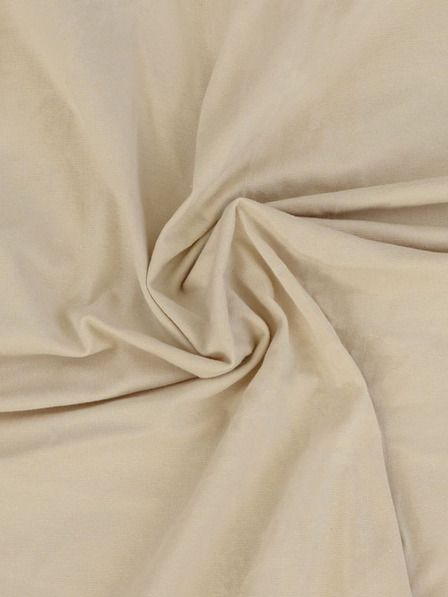 Kvalitex Cearșaf Jersey single cu lycra 140x200cm bej deschis Kvalitex