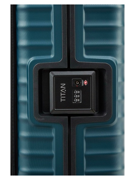 Titan Geantă de călătorie Titan Litron Frame S cu buzunar frontal Petrol