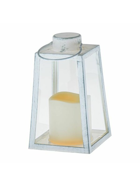 Casa de Engel Felinar din plastic cu lumânare LED, 0/12